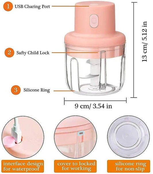 Vio Electric Mini Food Chopper – 250W Powerful Portable Chopper