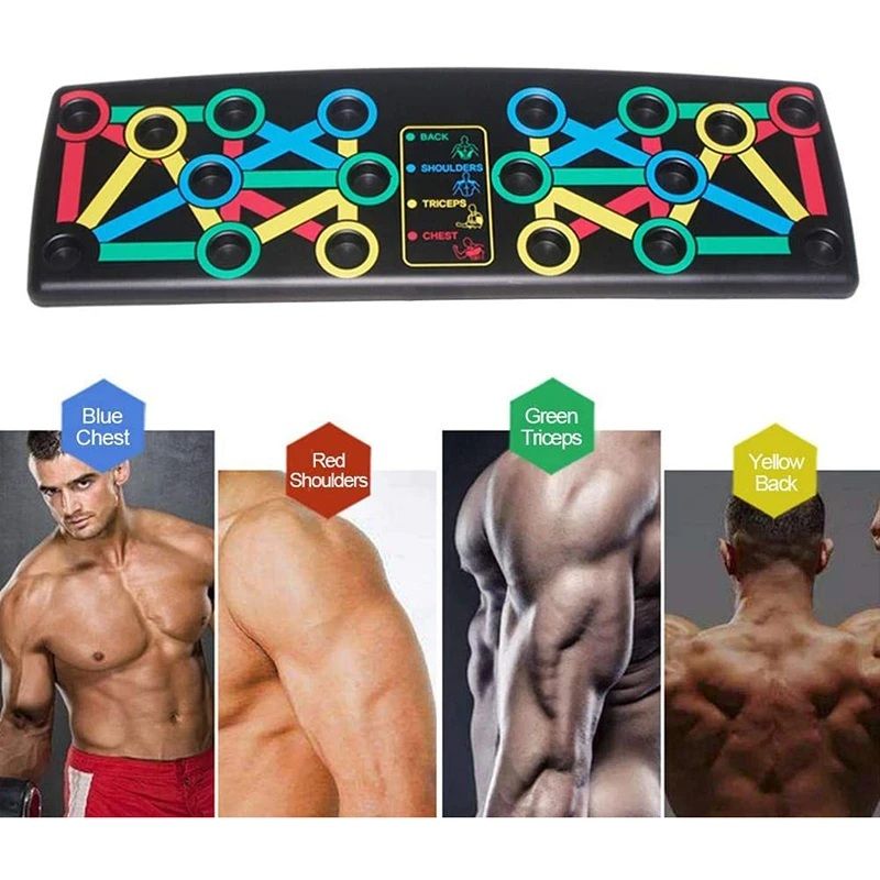 9-in-1 Push Up Rack Board System – Comprehensive Fitness Exercise