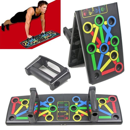 9-in-1 Push Up Rack Board System – Comprehensive Fitness Exercise