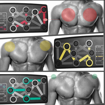 9-in-1 Push Up Rack Board System – Comprehensive Fitness Exercise